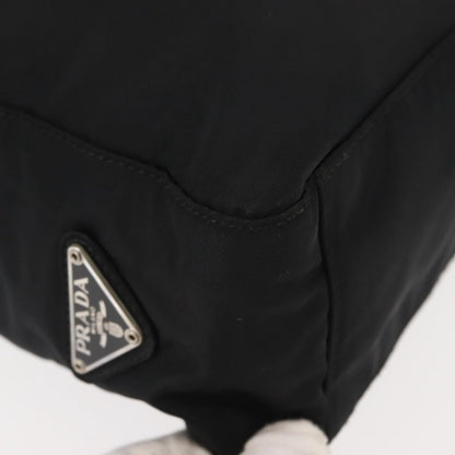 Prada Vintage Zip Tote Tessuto, BLACK, NYLON, Tote bag