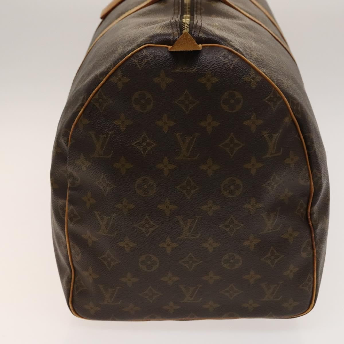 Louis Vuitton Keepall Bag Monogram Canvas, BROWN, CANVAS, Travel bag