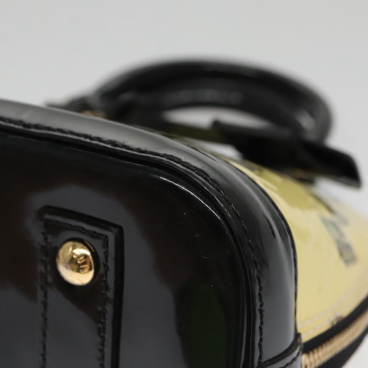 Louis Vuitton Alma Handbag Limited Edition Stickers Monogram Vernis, MULTICOLOUR, PATENT_LEATHER, Handbag