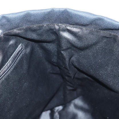 Saint Laurent Kahala Drawstring Tote Canvas, BLACK, CANVAS, Tote bag