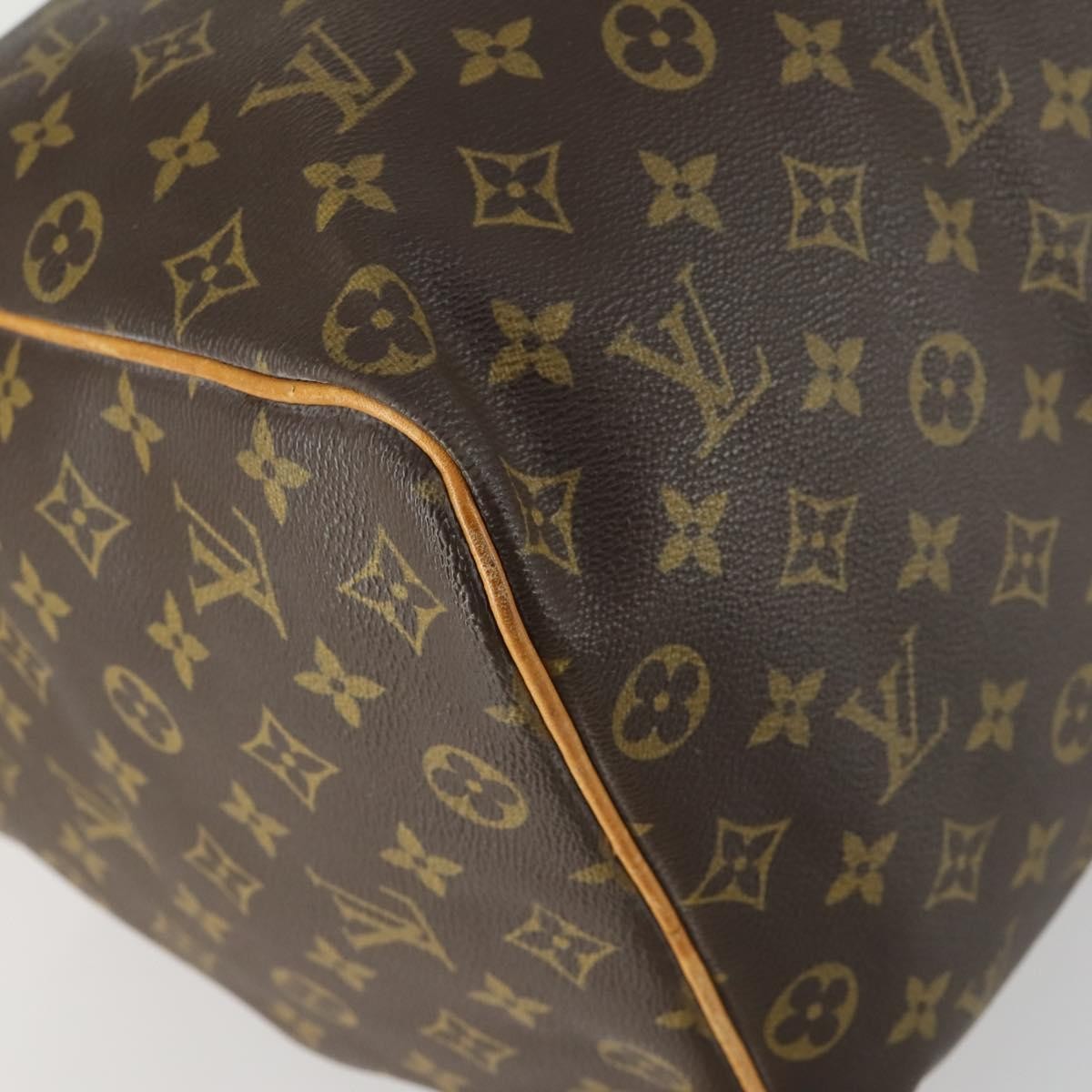 Louis Vuitton Keepall Bag Monogram Canvas, BROWN, CANVAS, Travel bag