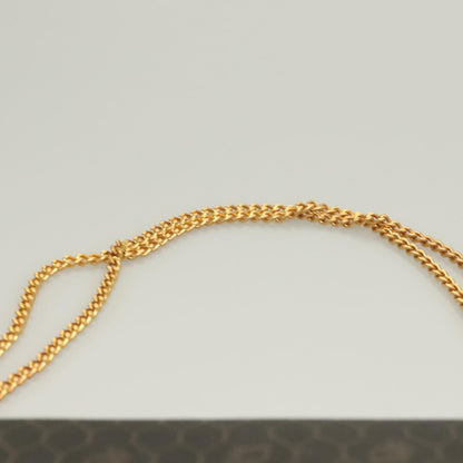 Christian Dior Vintage Honeycomb chain Canvas, BLACK, CANVAS, Handbag