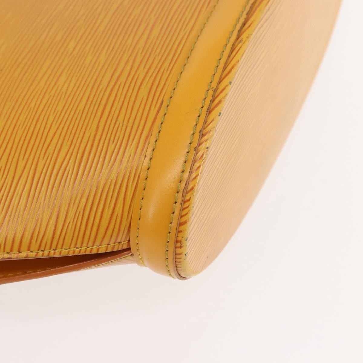 Louis Vuitton Saint Jacques Handbag Epi Leather, YELLOW, LEATHER, Handbag