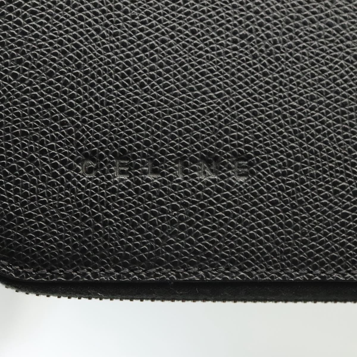 Celine Travel Organizer Leather, BLACK, LEATHER, Clutche & pouche