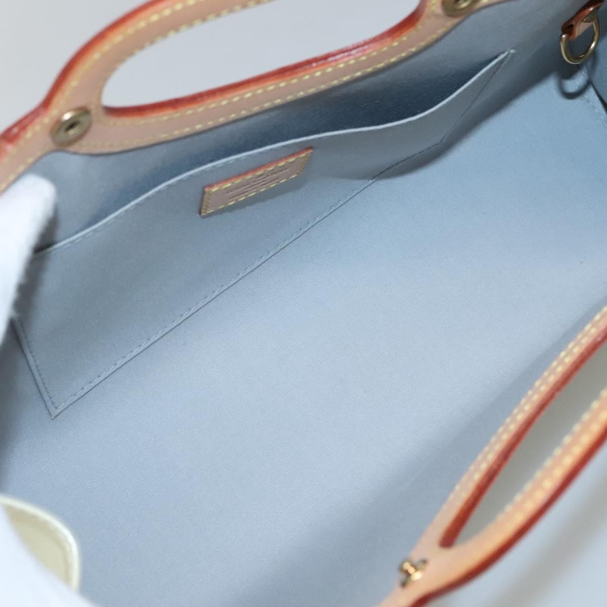 Louis Vuitton Roxbury Drive Handbag Monogram Vernis, BEIGE, PATENT_LEATHER, Handbag