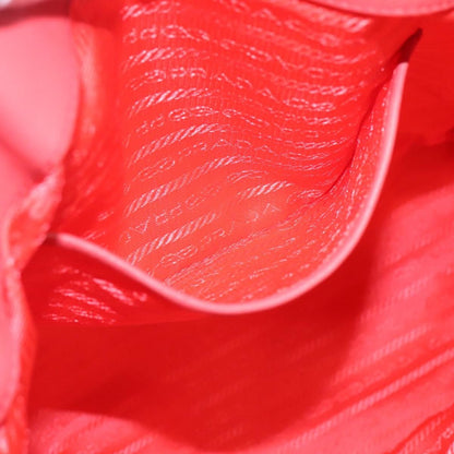 Prada Convertible Tote Quilted Tessuto, ORANGE, NYLON, Handbag