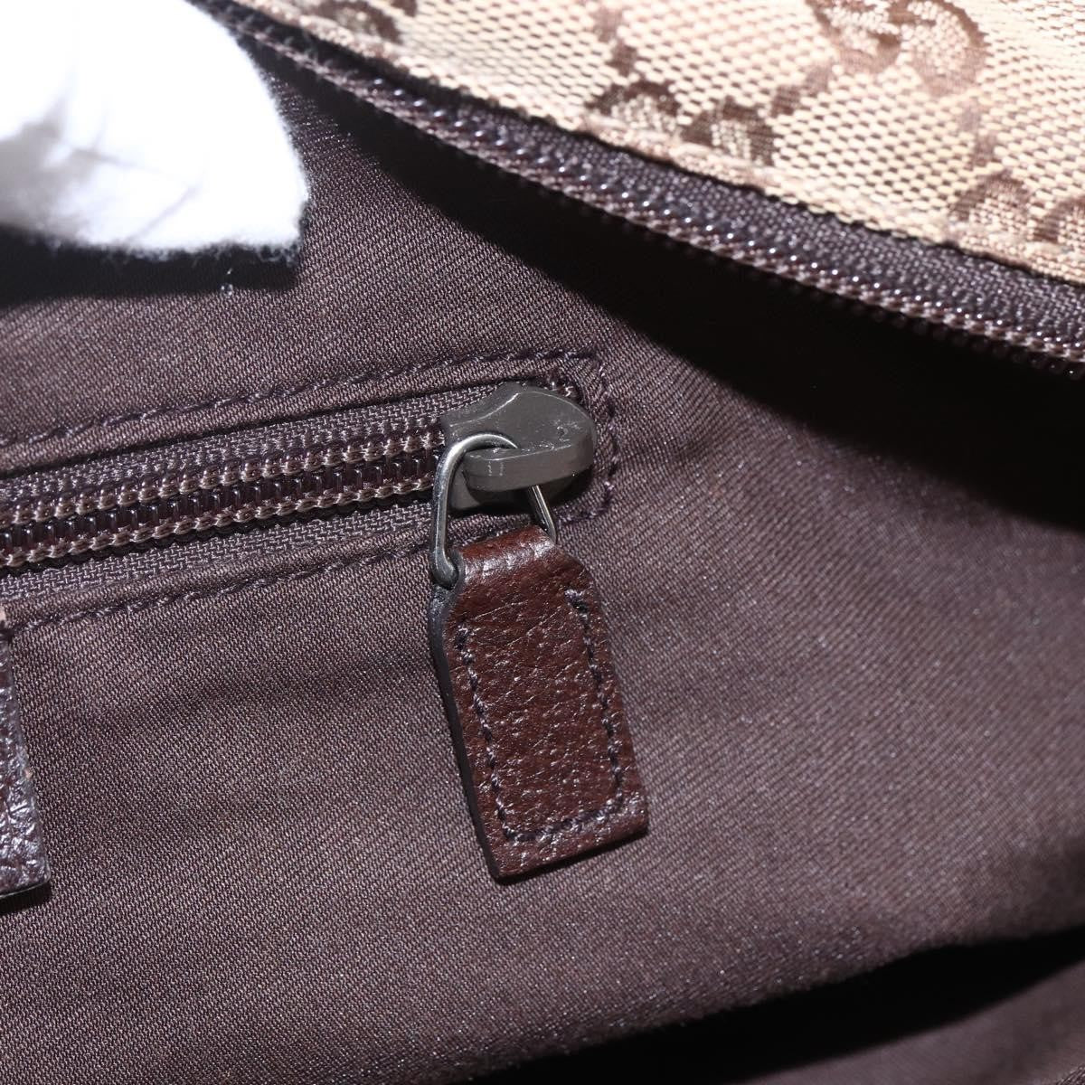 Gucci Web Zip Tote GG Canvas, BEIGE, CANVAS, Handbag