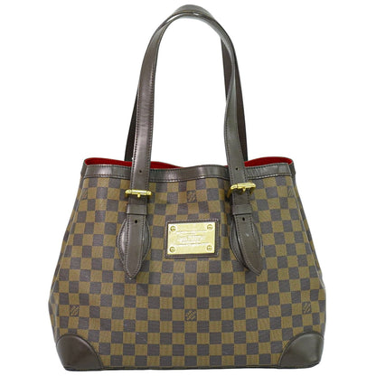 Louis Vuitton Hampstead Handbag Damier, Brown, Canvas, Shoulder Bag