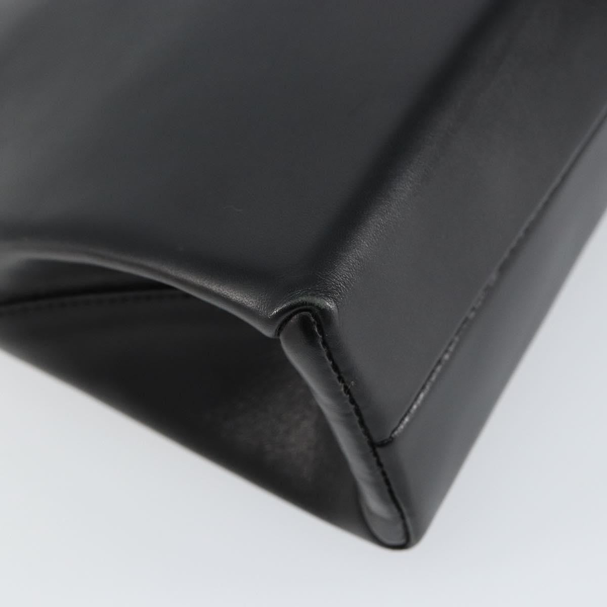 Prada Vintage Handbag Leather, BLACK, LEATHER, Handbag