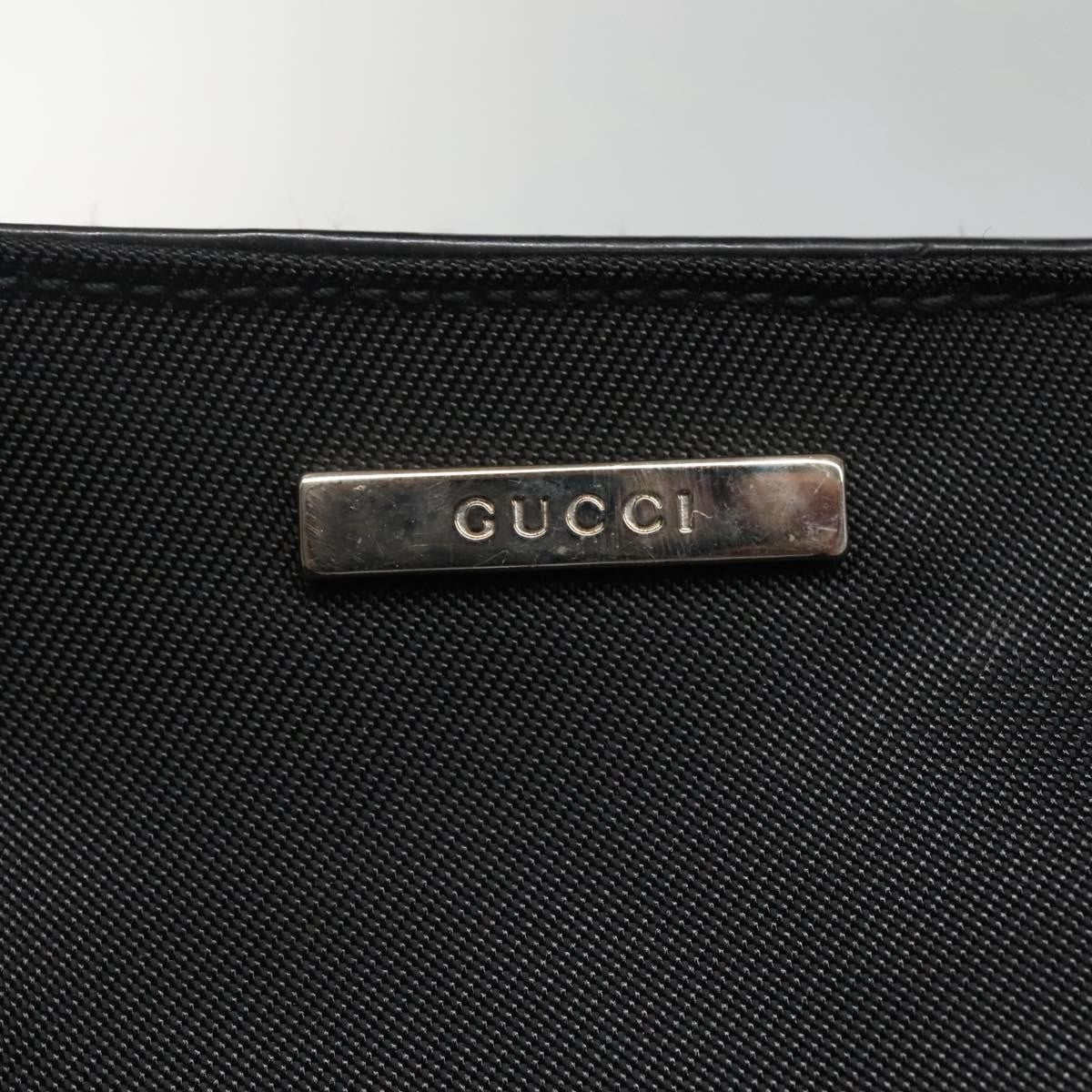 Gucci Vintage Handbag Nylon, BLACK, NYLON, Handbag