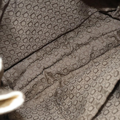 Salvatore Ferragamo Gancini Shoulder Bag Leather, WHITE, LEATHER, Shoulder bag