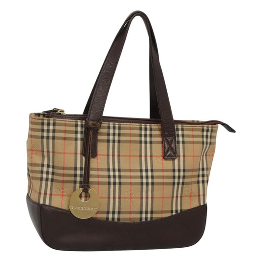 Burberry Nova Check Tote canvas check pattern, BEIGE, CANVAS, Tote bag