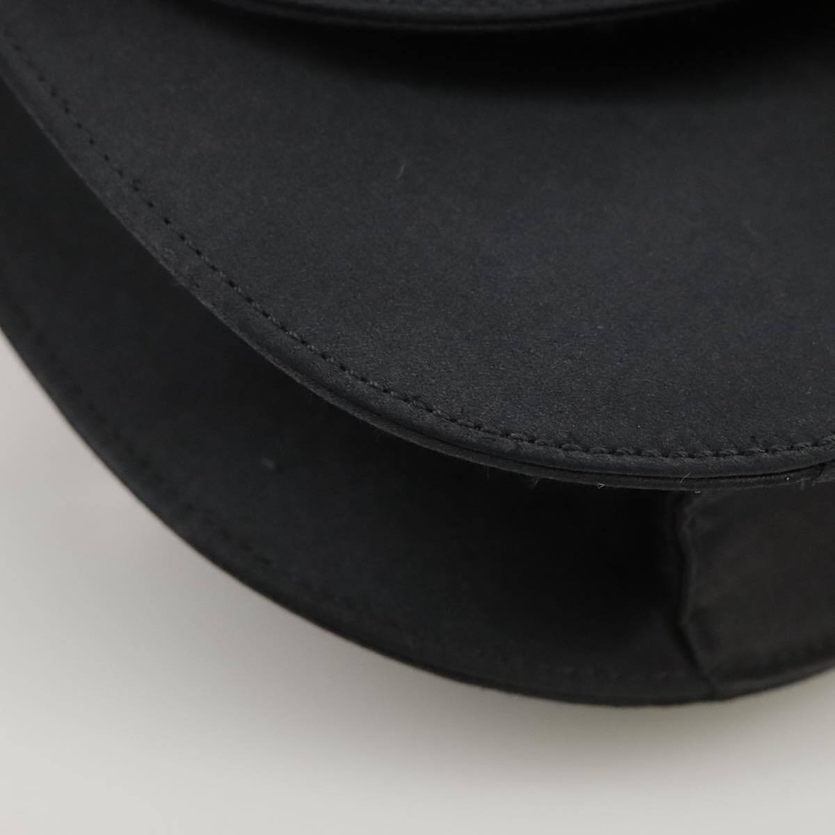 Celine Handbag Satin, BLACK, SATIN, Handbag