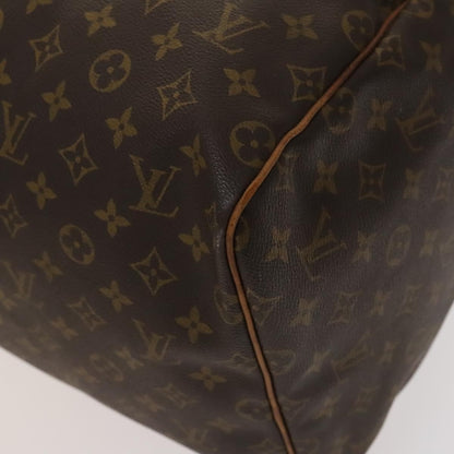 Louis Vuitton Keepall Bag Monogram Canvas, BROWN, CANVAS, Travel bag