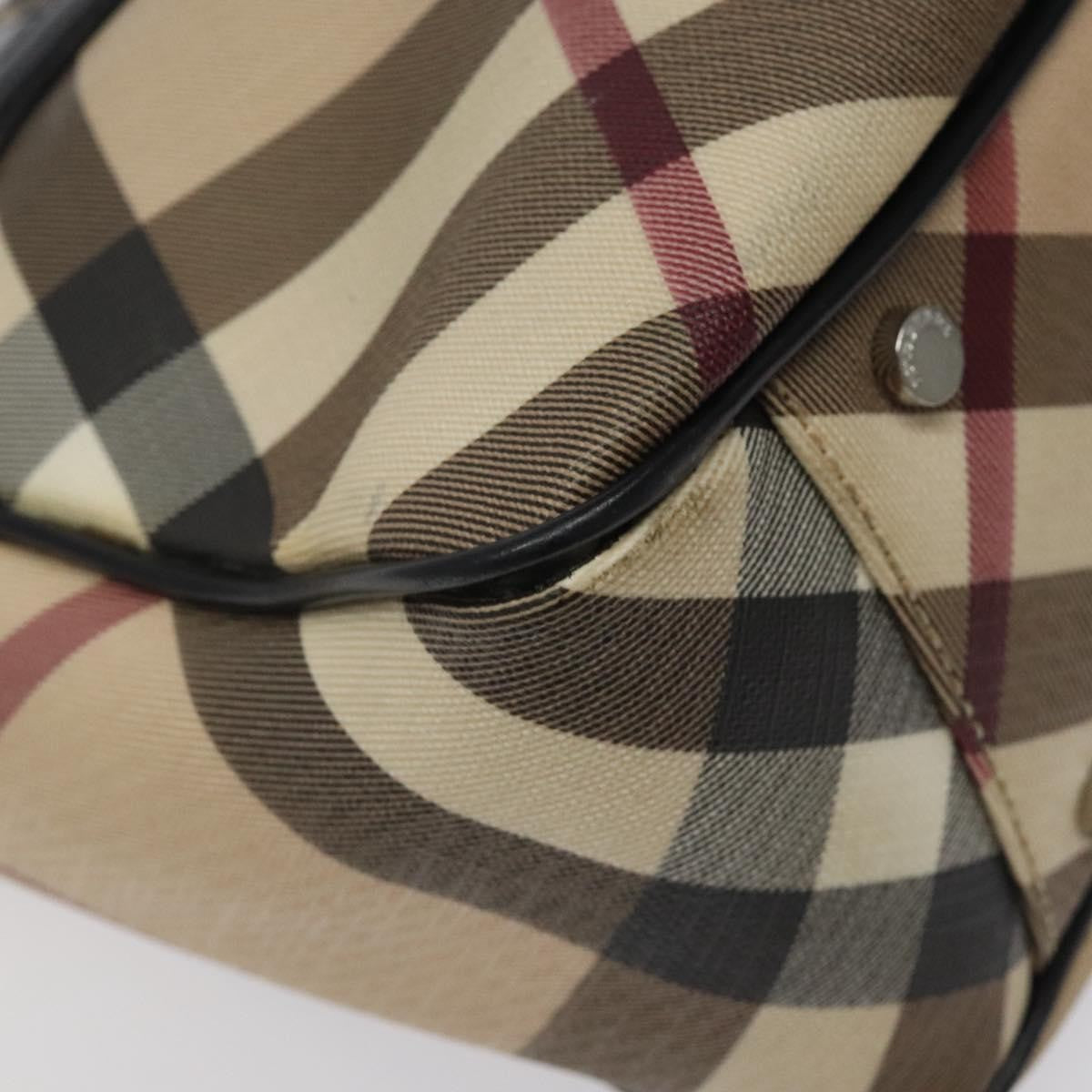 Burberry Nova Check Handbag Nova Check Canvas, BEIGE, CANVAS, Handbag