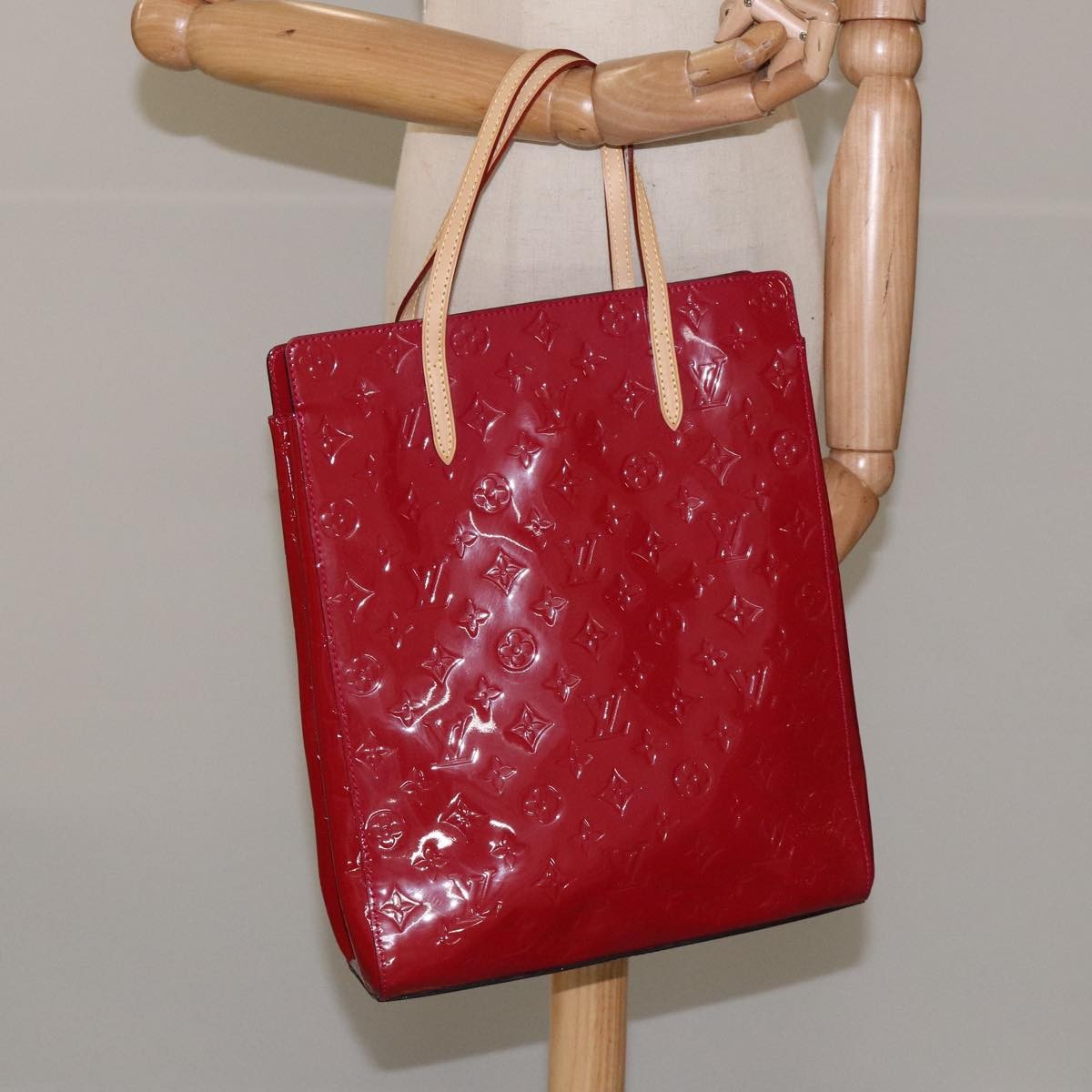 Louis Vuitton Catalina Handbag Monogram Vernis, PINK, PATENT_LEATHER, Handbag