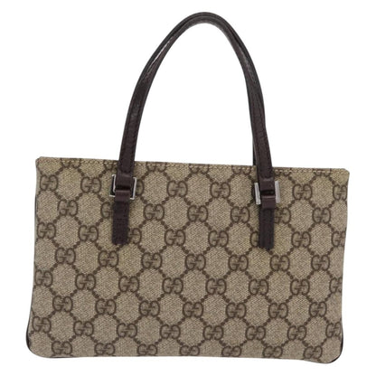 Gucci Vintage Handbag Canvas, BEIGE, PVC, Handbag