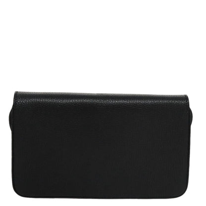 Burberry D-Ring Shoulder Bag Leather, BLACK, LEATHER, Shoulder bag