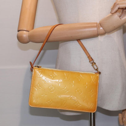 Louis Vuitton Lexington Pochette Monogram Vernis, YELLOW, PATENT_LEATHER, Clutche & pouche