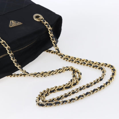 Prada Re-Edition 1995 Chain Tote Quilted Re-Nylon, NAVY, NYLON, Shoulder bag