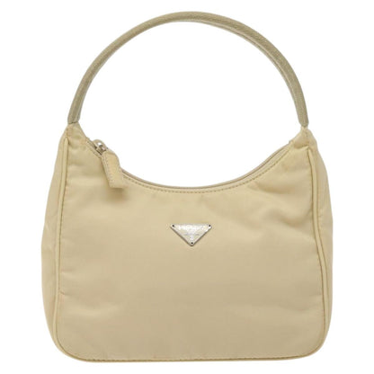 Prada Hobo Tessuto, BEIGE, NYLON, Handbag