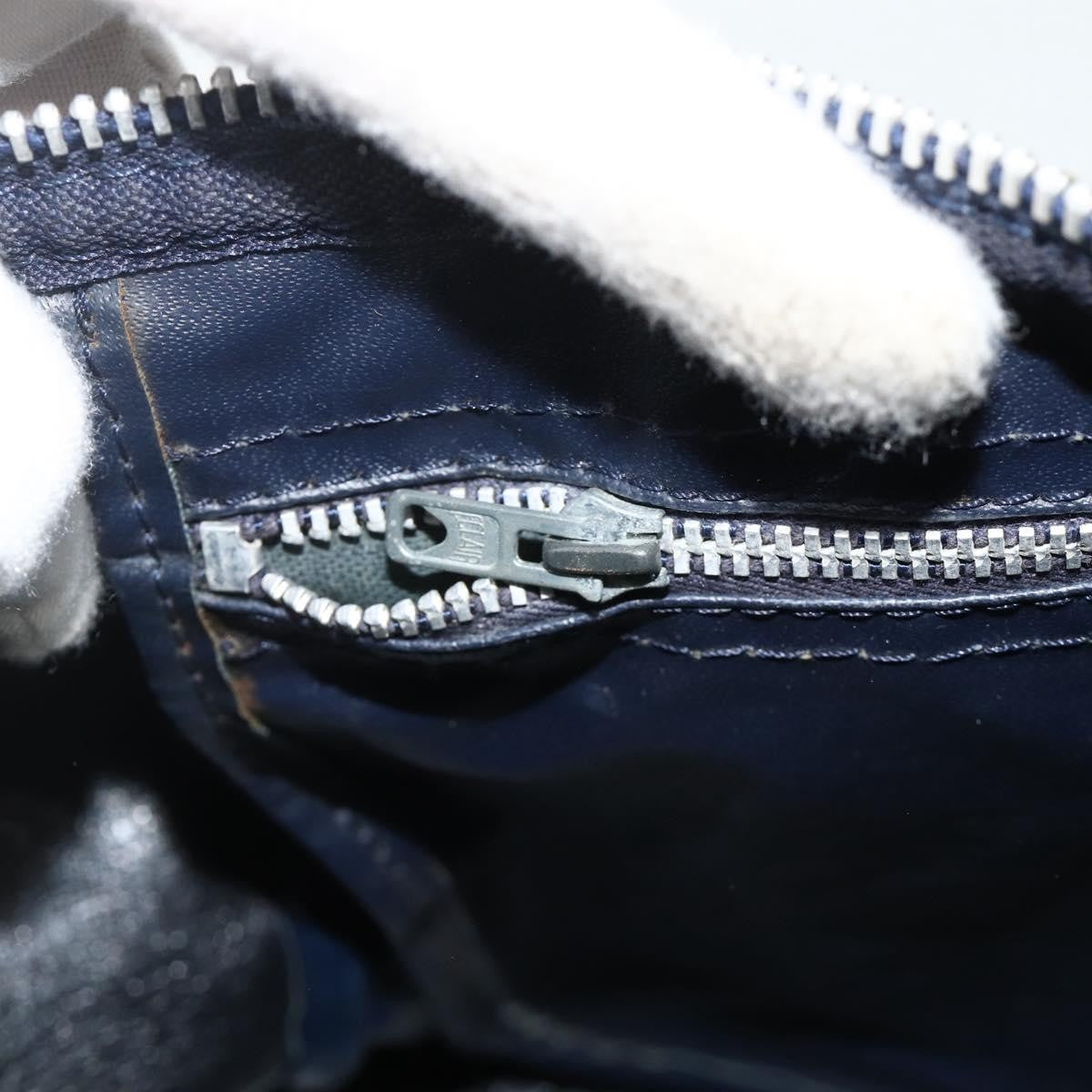 Christian Dior Vintage Trotter Boston Bag Diorissimo Canvas, Navy, Canvas, Handbag
