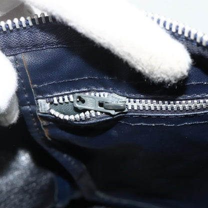 Christian Dior Vintage Trotter Boston Bag Diorissimo Canvas, Navy, Canvas, Handbag