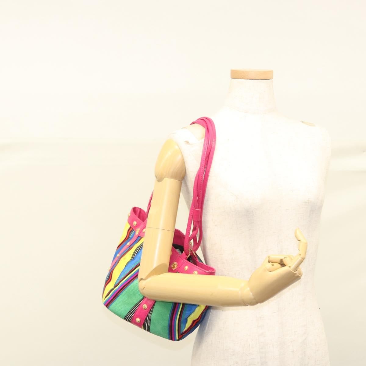 Versace Vintage Shoulder Bag Canvas, MULTICOLOUR, CANVAS, Shoulder bag