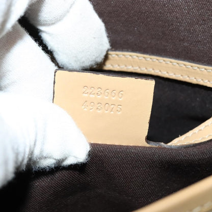 Gucci Flap Messenger GG Coated Canvas, BEIGE, PVC, Shoulder bag