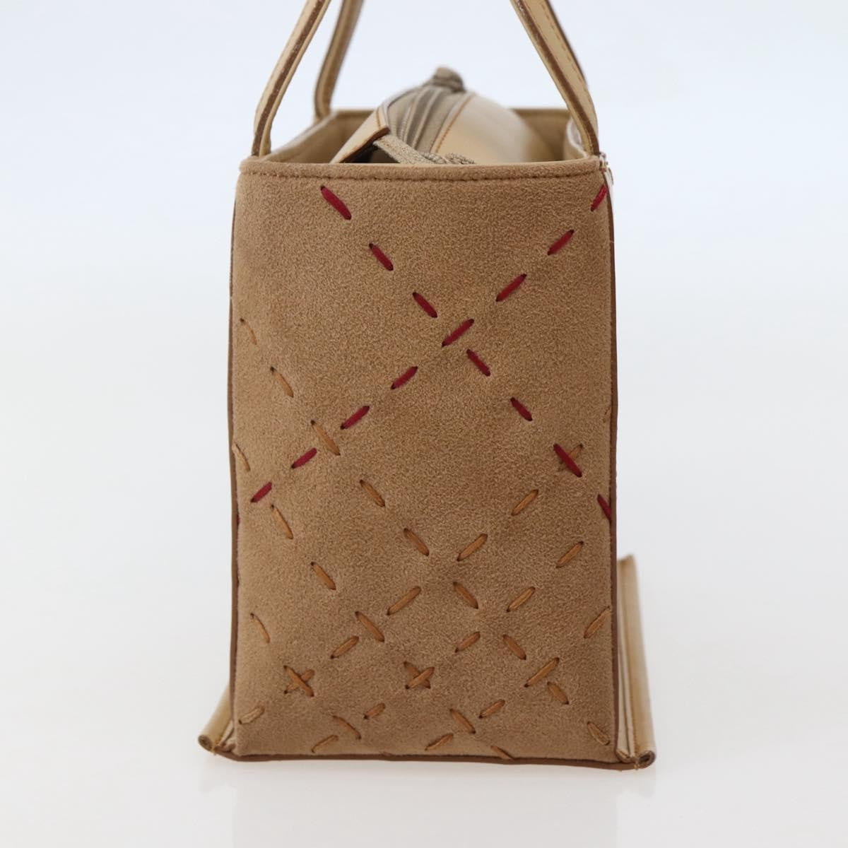 Burberry Vintage Handbag Leather, BEIGE, LEATHER, Handbag