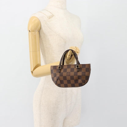 Louis Vuitton Manosque Pochette Damier, Brown, Canvas, Clutch