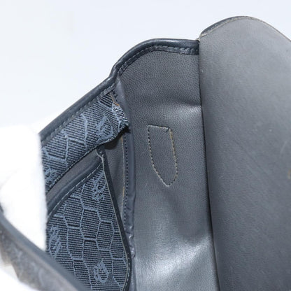 Christian Dior Vintage Honeycomb Shoulder Bag Canvas, BLACK, CANVAS, Shoulder bag