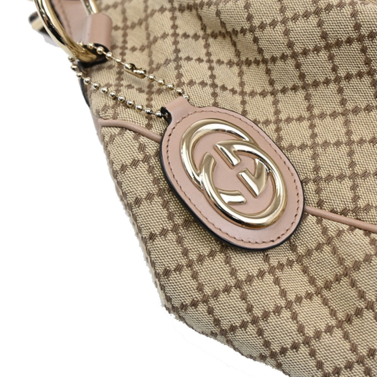 Gucci Sukey Tote Diamante Canvas, BEIGE, CANVAS, Tote bag
