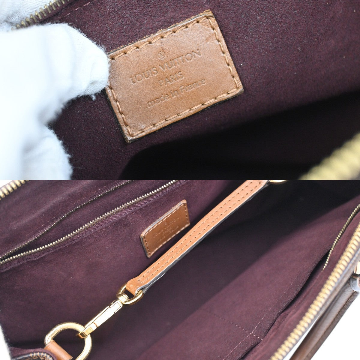 Louis Vuitton Greenwich Bag Damier, BROWN, CANVAS, Bag