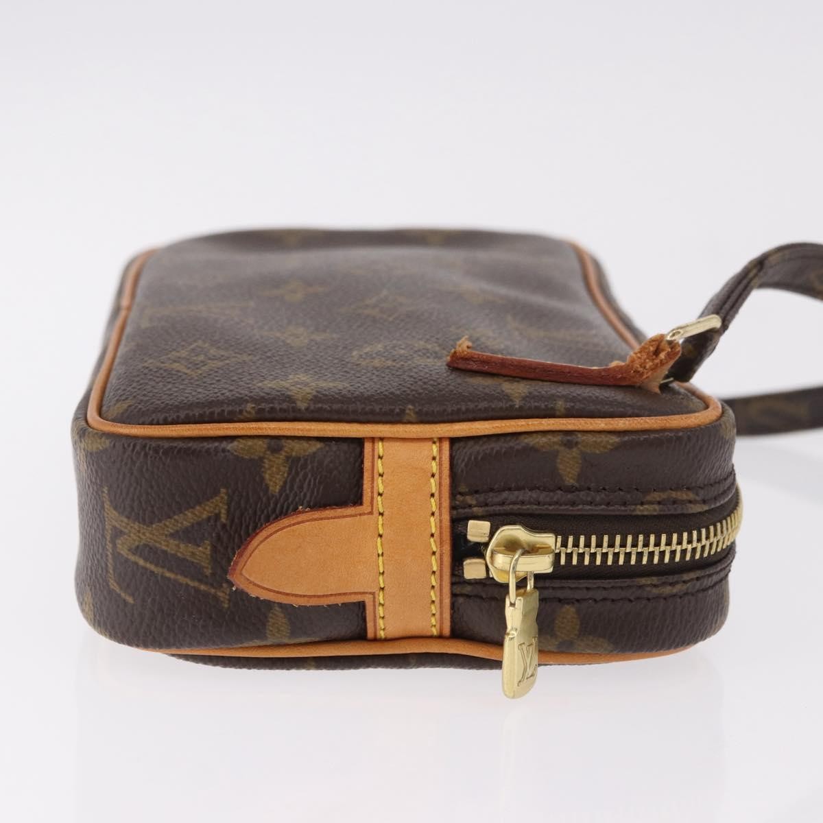 Louis Vuitton Pochette Marly Bandouliere Bag Monogram Canvas, Brown, Canvas, Clutch