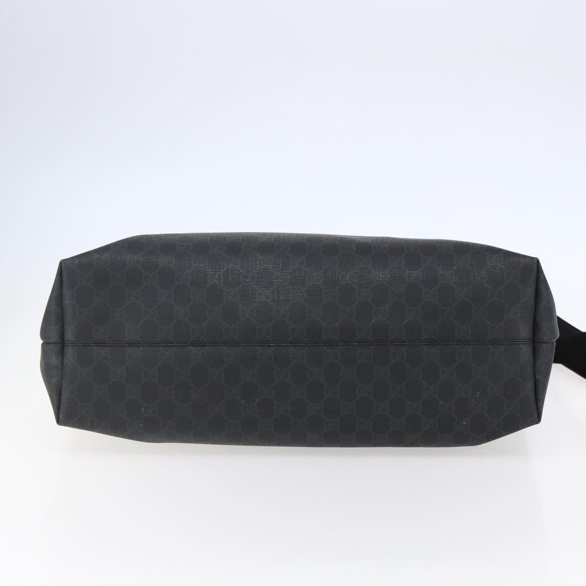 Gucci Convertible Zip Tote GG Canvas, BLACK, PVC, Tote bag