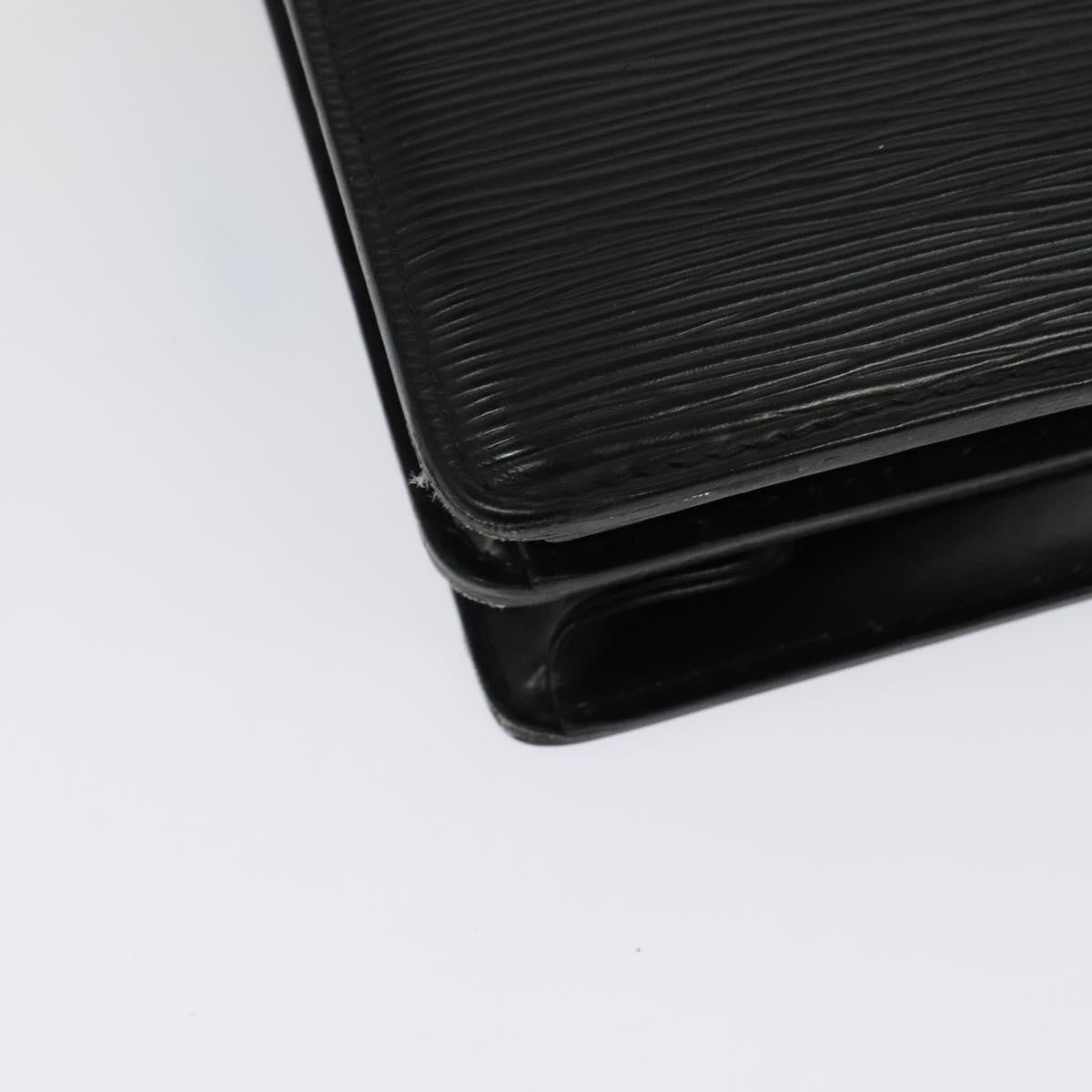 Louis Vuitton Serviette Ambassadeur Handbag Epi Leather, BLACK, LEATHER, Handbag