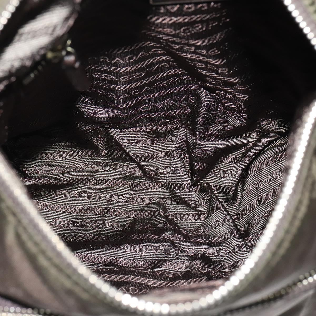 Prada Vintage Flap Shoulder Bag Nylon, KHAKI, NYLON, Shoulder bag