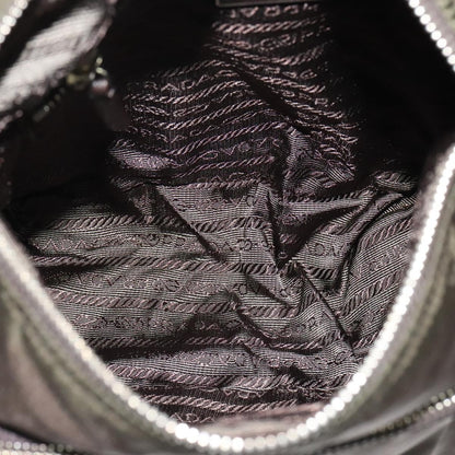 Prada Vintage Flap Shoulder Bag Nylon, KHAKI, NYLON, Shoulder bag