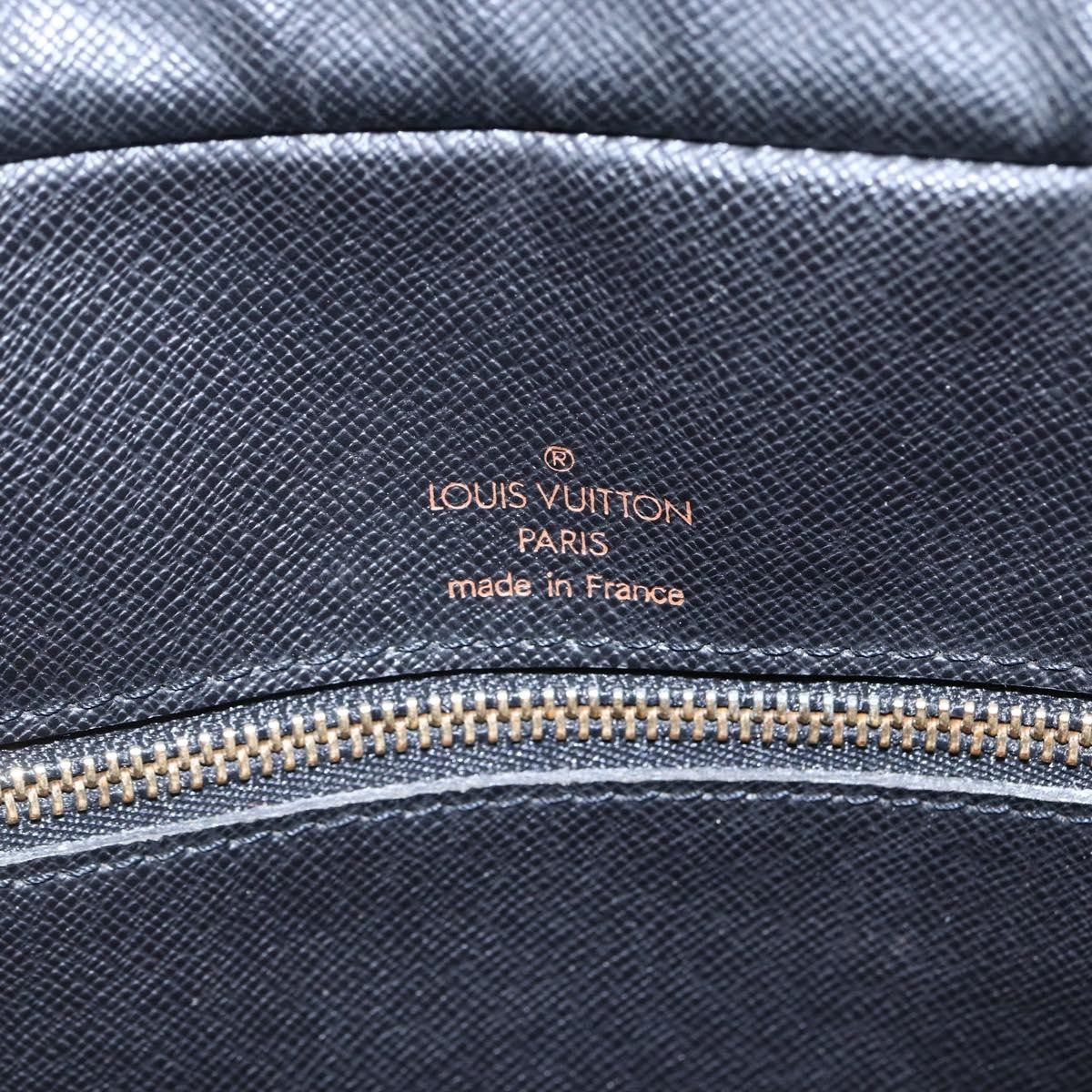 Louis Vuitton Porte Documents Voyage Epi Leather, BLACK, LEATHER, Briefcase