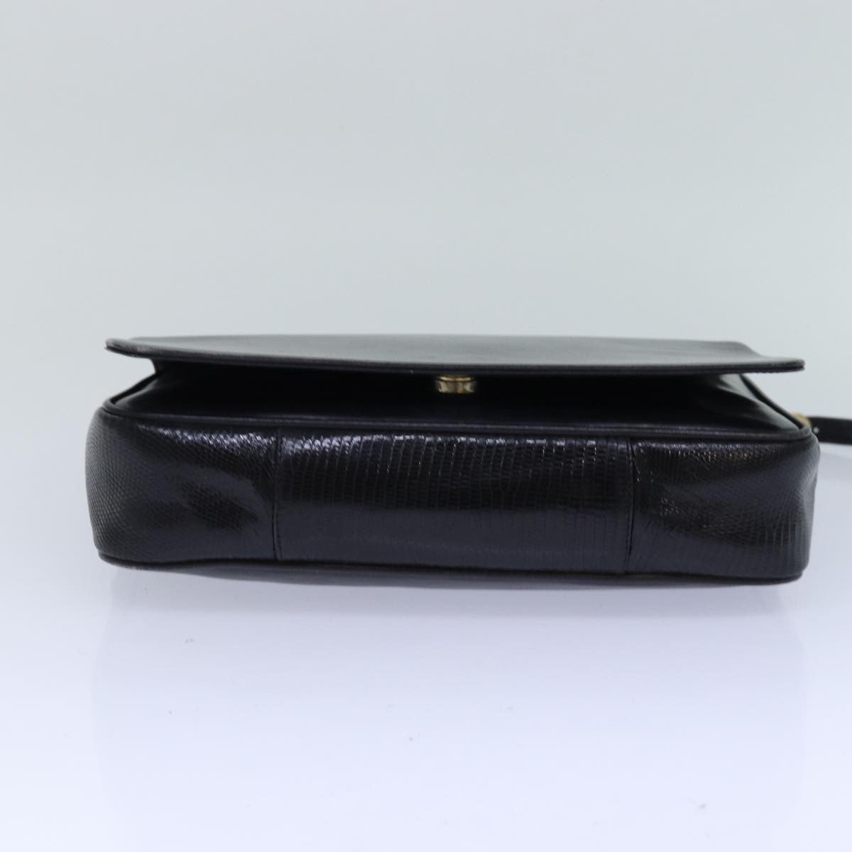 Salvatore Ferragamo Vintage Shoulder Bag Leather, Black, Leather, Shoulder Bag