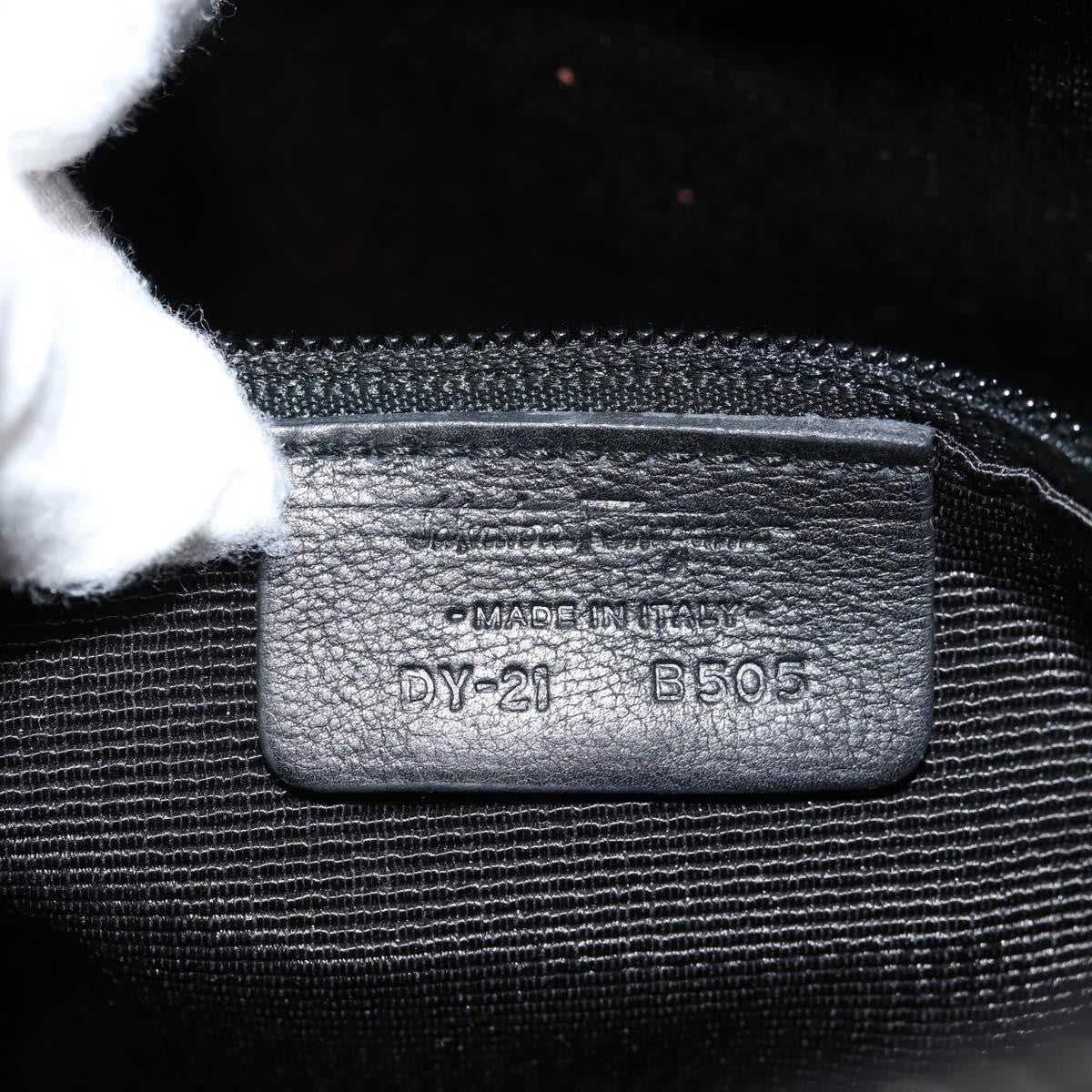 Salvatore Ferragamo Vala Shoulder Bag Leather, BLACK, LEATHER, Shoulder bag