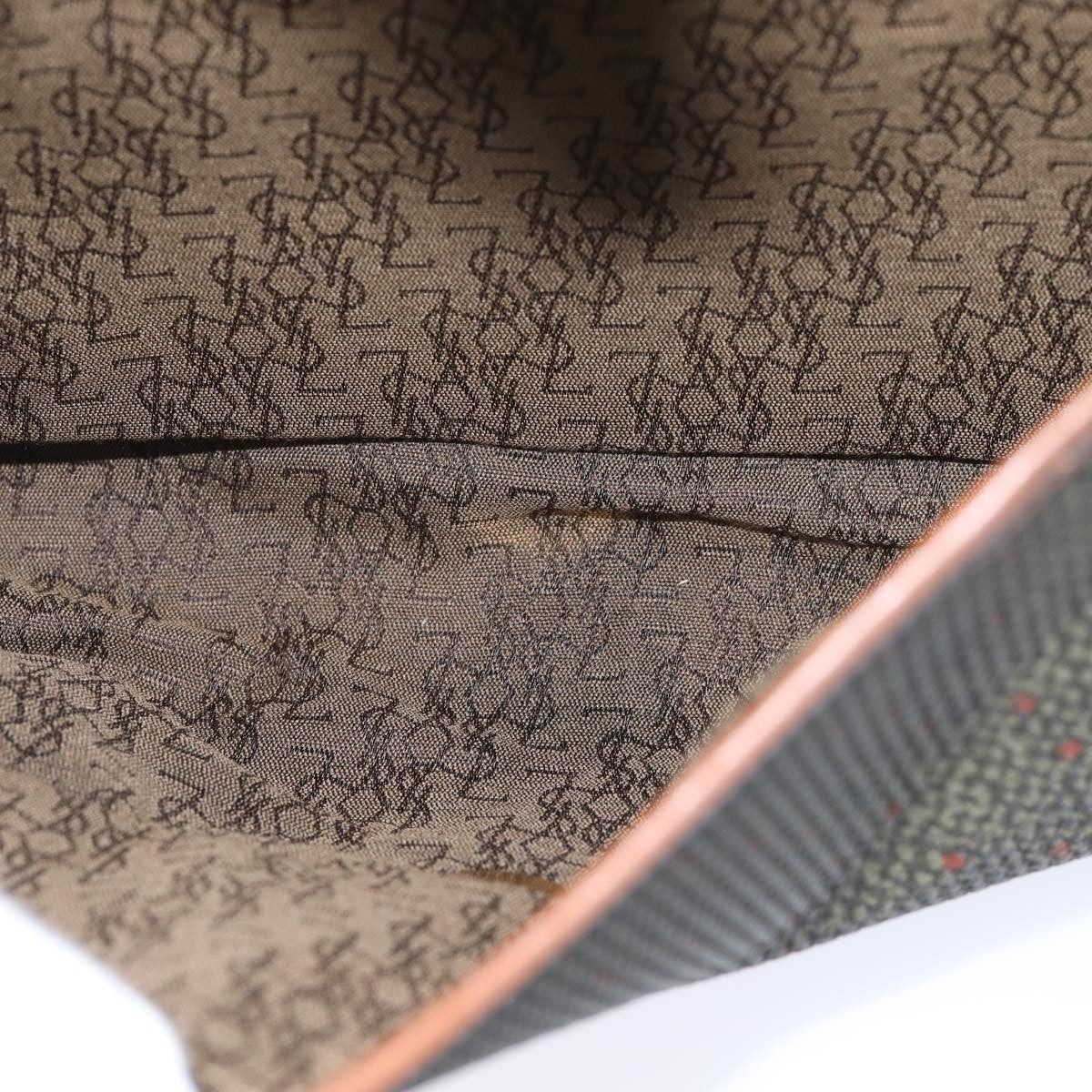 Saint Laurent Vintage Shoulder Bag Canvas, GOLD, PVC, Shoulder bag