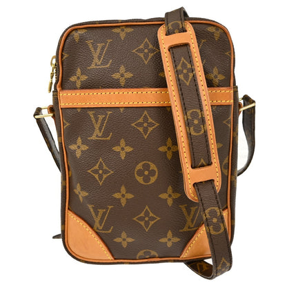 Louis Vuitton Danube Handbag Monogram Canvas, BROWN, CANVAS, Shoulder bag