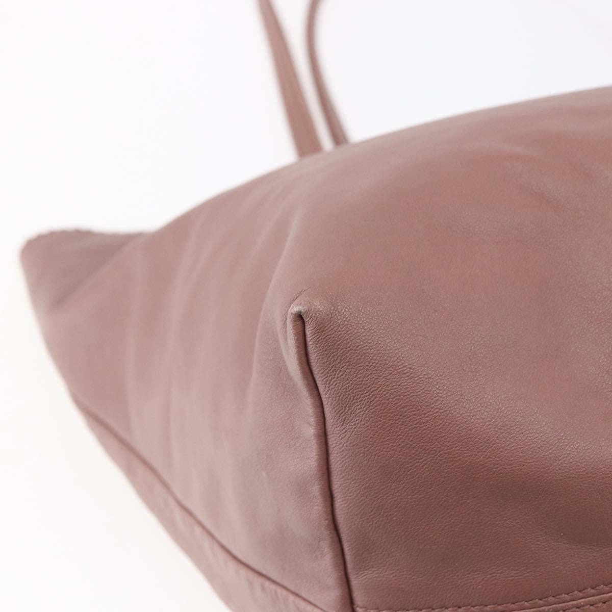 Loewe Vintage Anagram Tote Leather, PINK, LEATHER, Tote bag