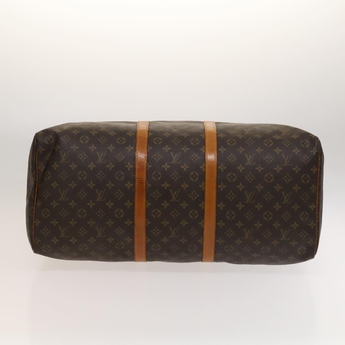 Louis Vuitton Keepall Bag Monogram Canvas, BROWN, CANVAS, Travel bag