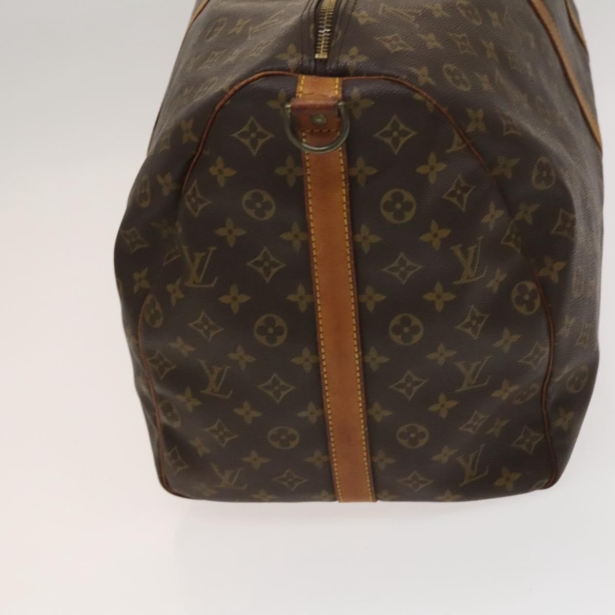 Louis Vuitton Keepall Bandouliere Bag Monogram Canvas, BROWN, CANVAS, Travel bag