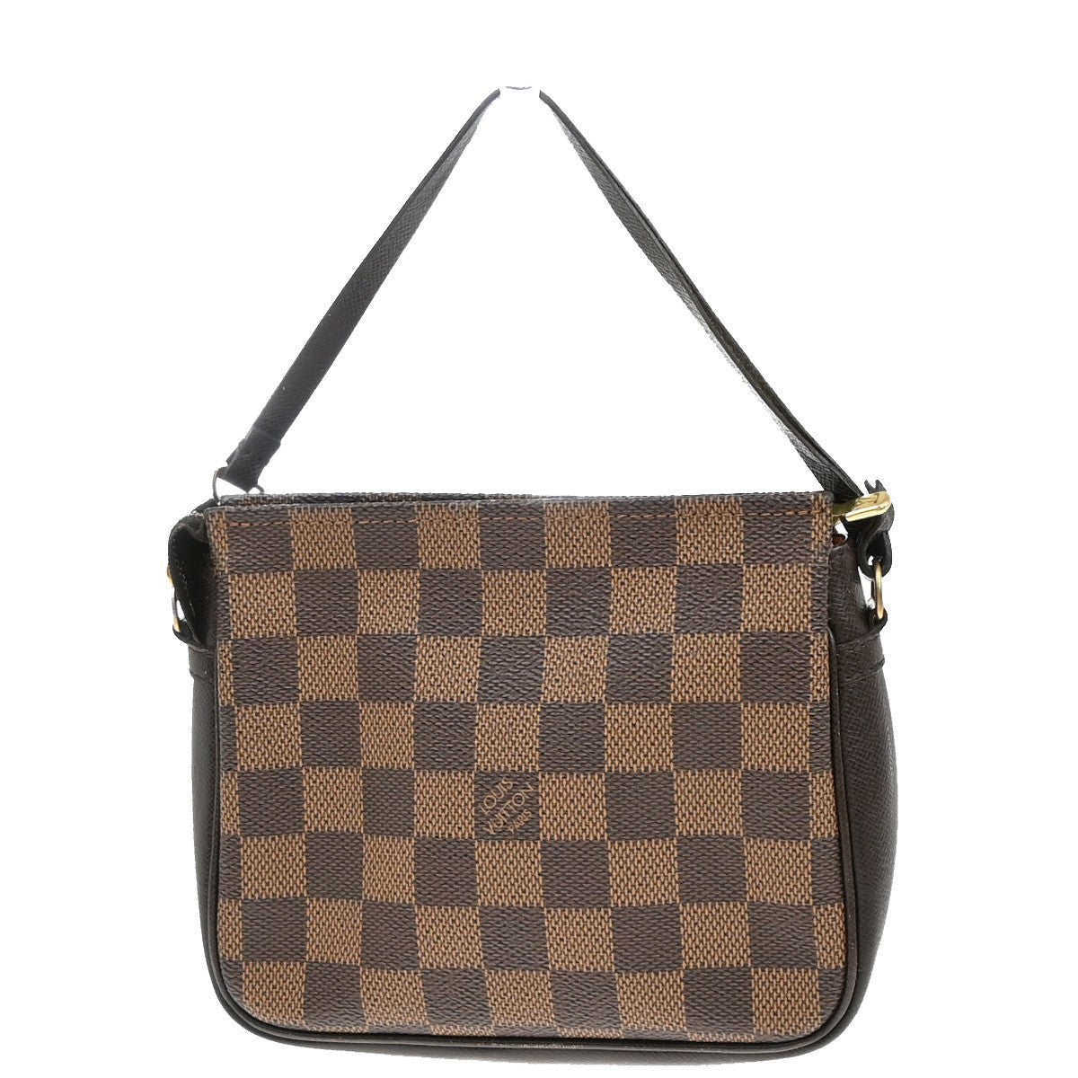 Louis Vuitton Trousse Make Up Bag Damier, BROWN, CANVAS, Toiletry Case