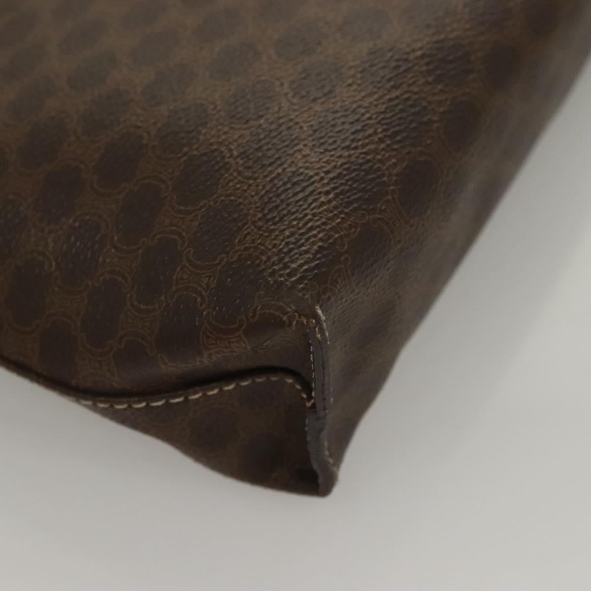 Celine Triomphe vintage handbag Macadam canvas, BROWN, CANVAS, Handbag