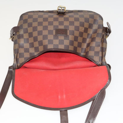 Louis Vuitton Saumur Handbag Damier, BROWN, CANVAS, Handbag